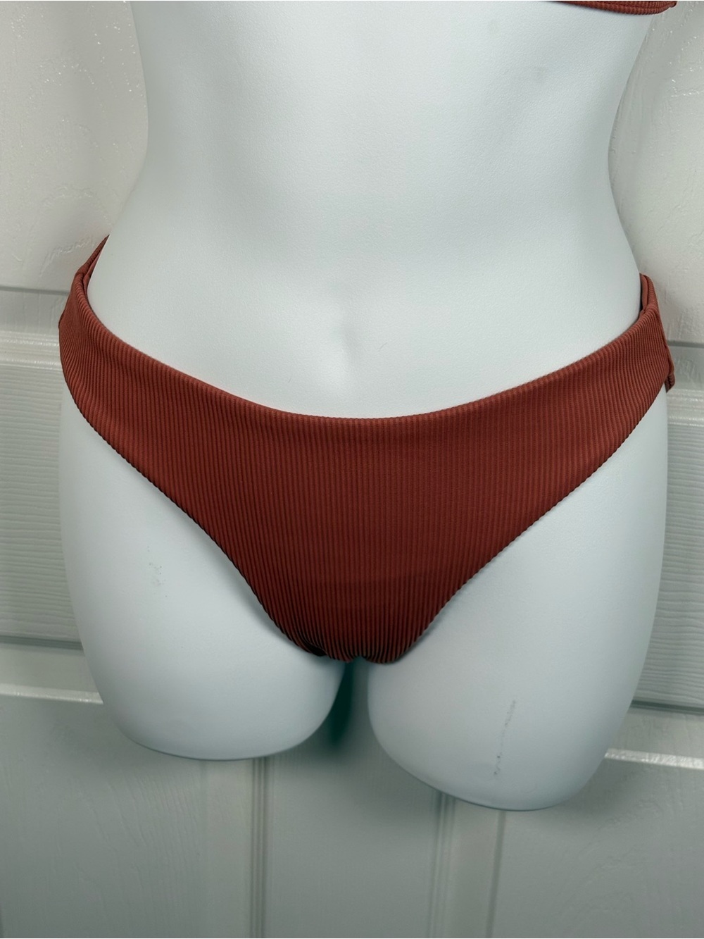 Beach Riot Ivy Bikini Bottom & Top In Rust Size Small - Picture 5 of 8